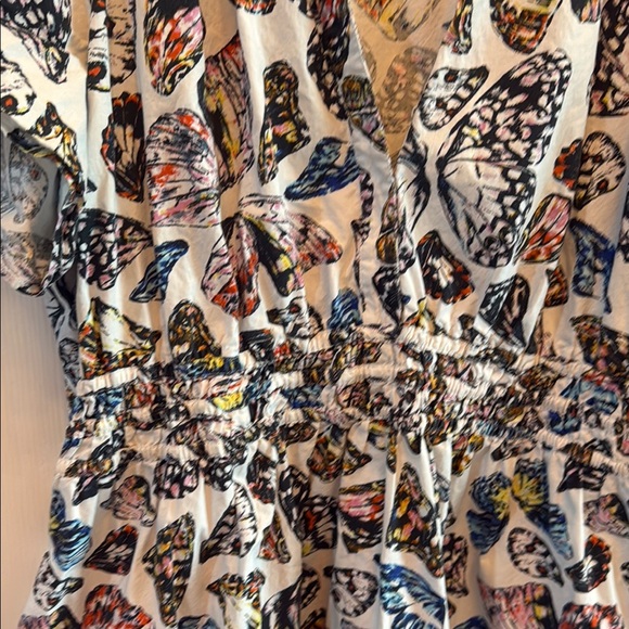 Anthropologie Multicolor Butterfly Somerset Dress - Picture 4 of 7